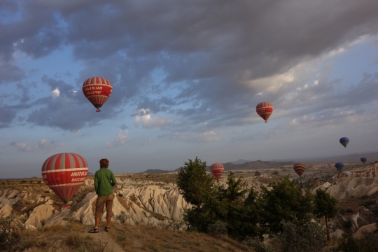 Hot air balloons