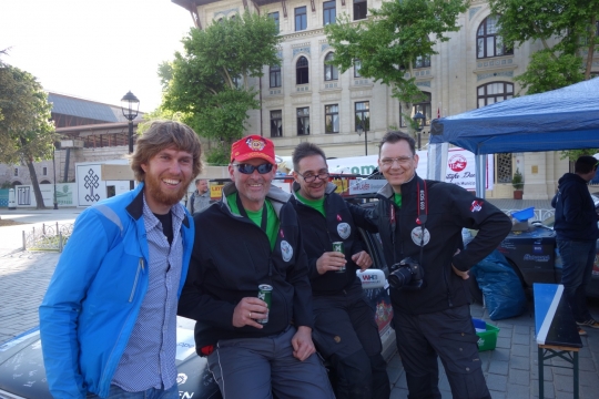 Rallying guys who sponsored us