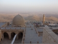 View of mosque and Mesopotamian plain