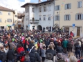 Festival in Rovereto with children dancing to music