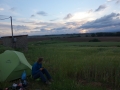 Camping near Xinagali, muddyness....