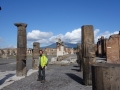 Mount Vesuvius in background