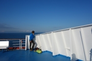 On the ferry to Durres